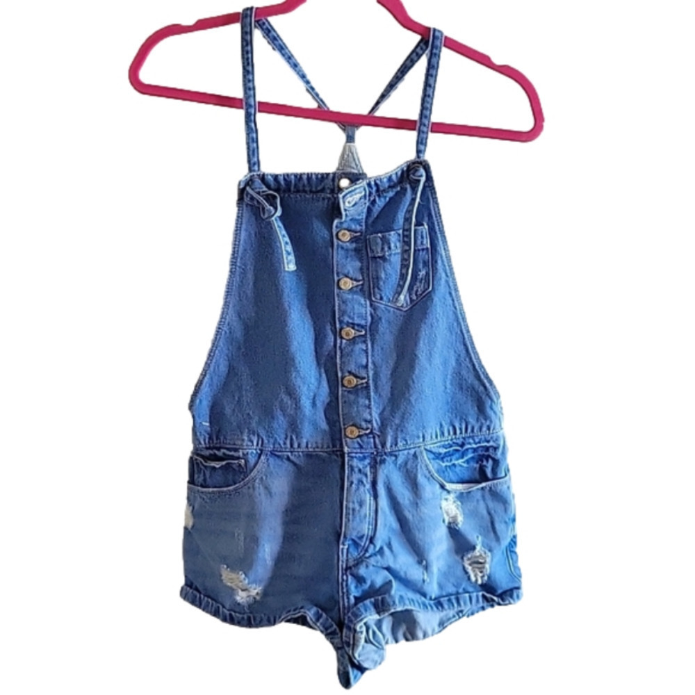 Zara Denim Dungarees US S